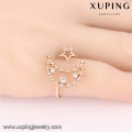 13800 xuping moda novo projetado 18k anel de dedo lindo ouro